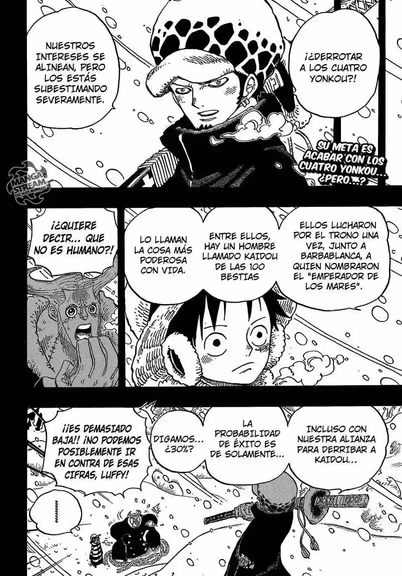 One Piece Capítulo 697 - Página 3 en español