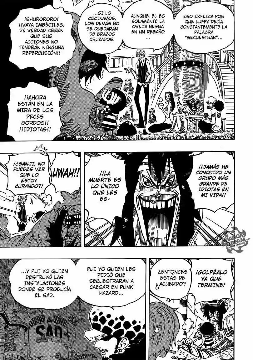 One Piece Capítulo 698 - Página 14 en español