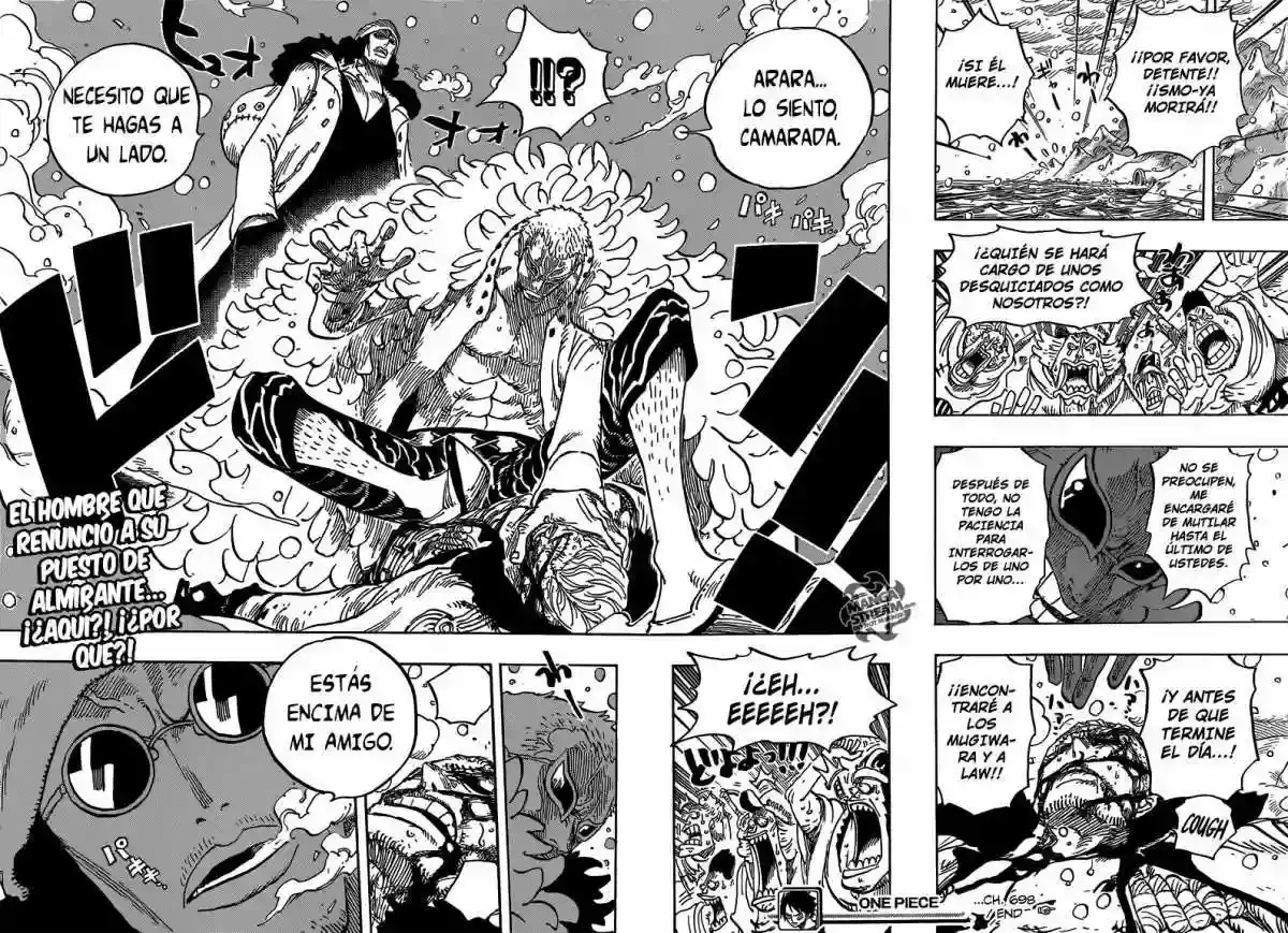 One Piece Capítulo 698 - Página 19 en español
