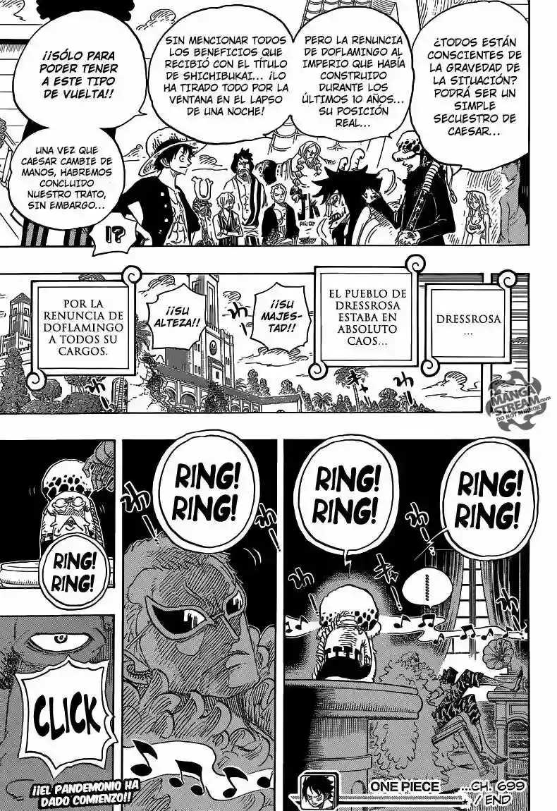 One Piece Capítulo 699 - Página 20 en español