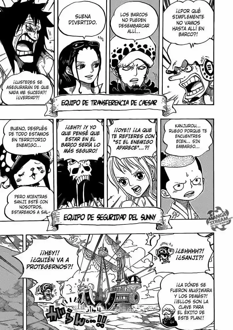 One Piece Capítulo 701 - Página 8 en español