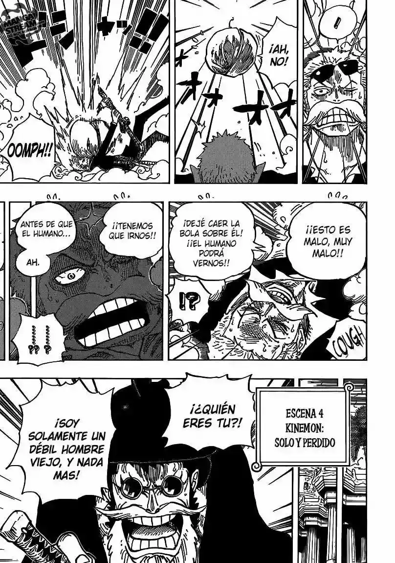 One Piece Capítulo 705 - Página 14 en español