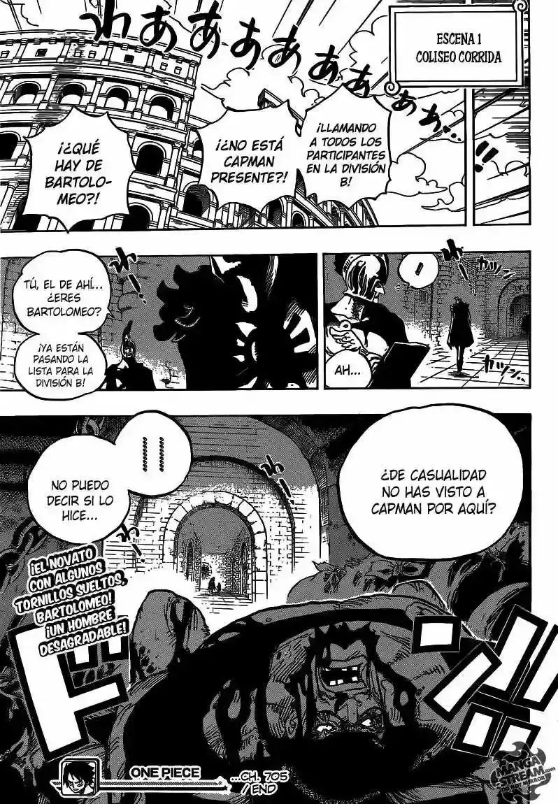 One Piece Capítulo 705 - Página 20 en español