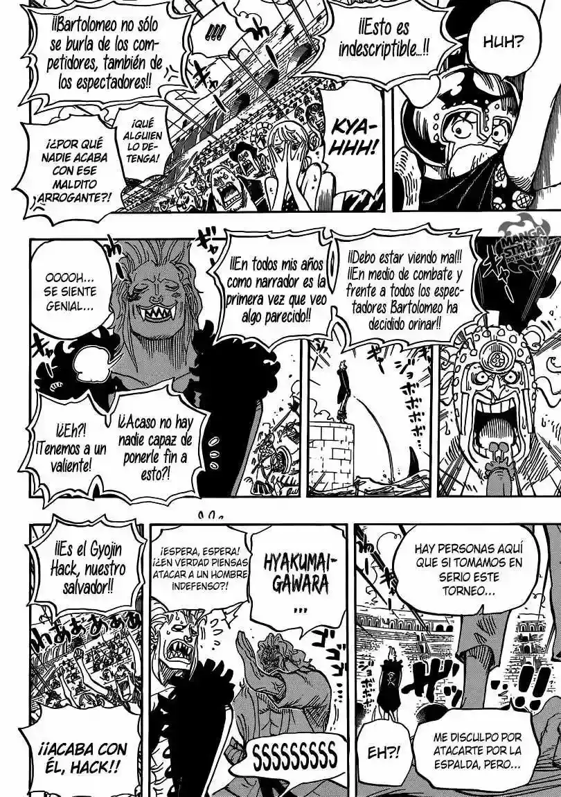 One Piece Capítulo 708 - Página 15 en español