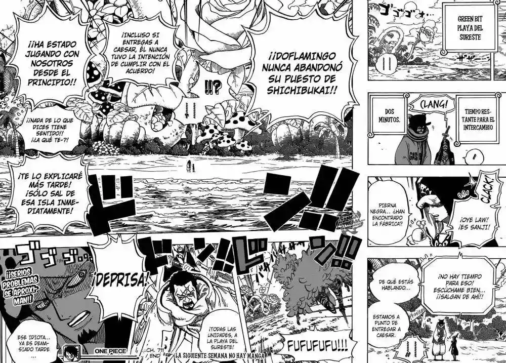 One Piece Capítulo 711 - Página 18 en español