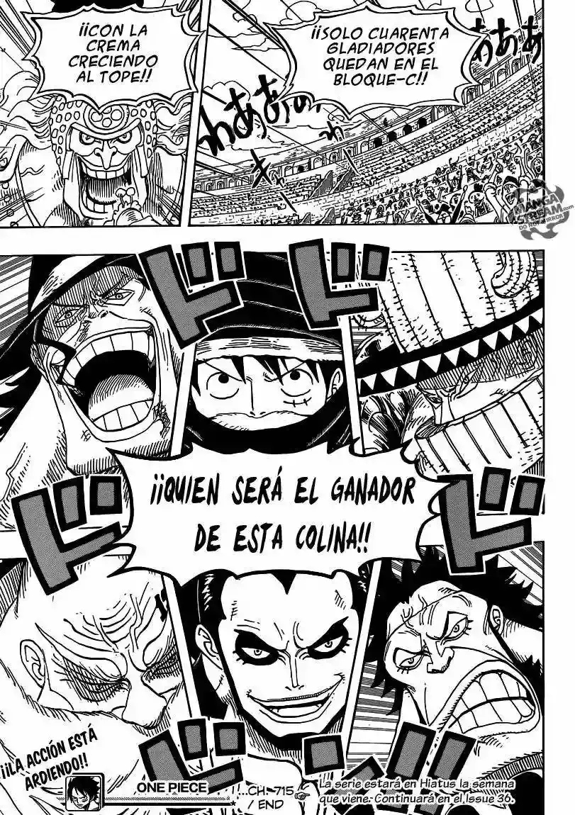 One Piece Capítulo 715 - Página 17 en español