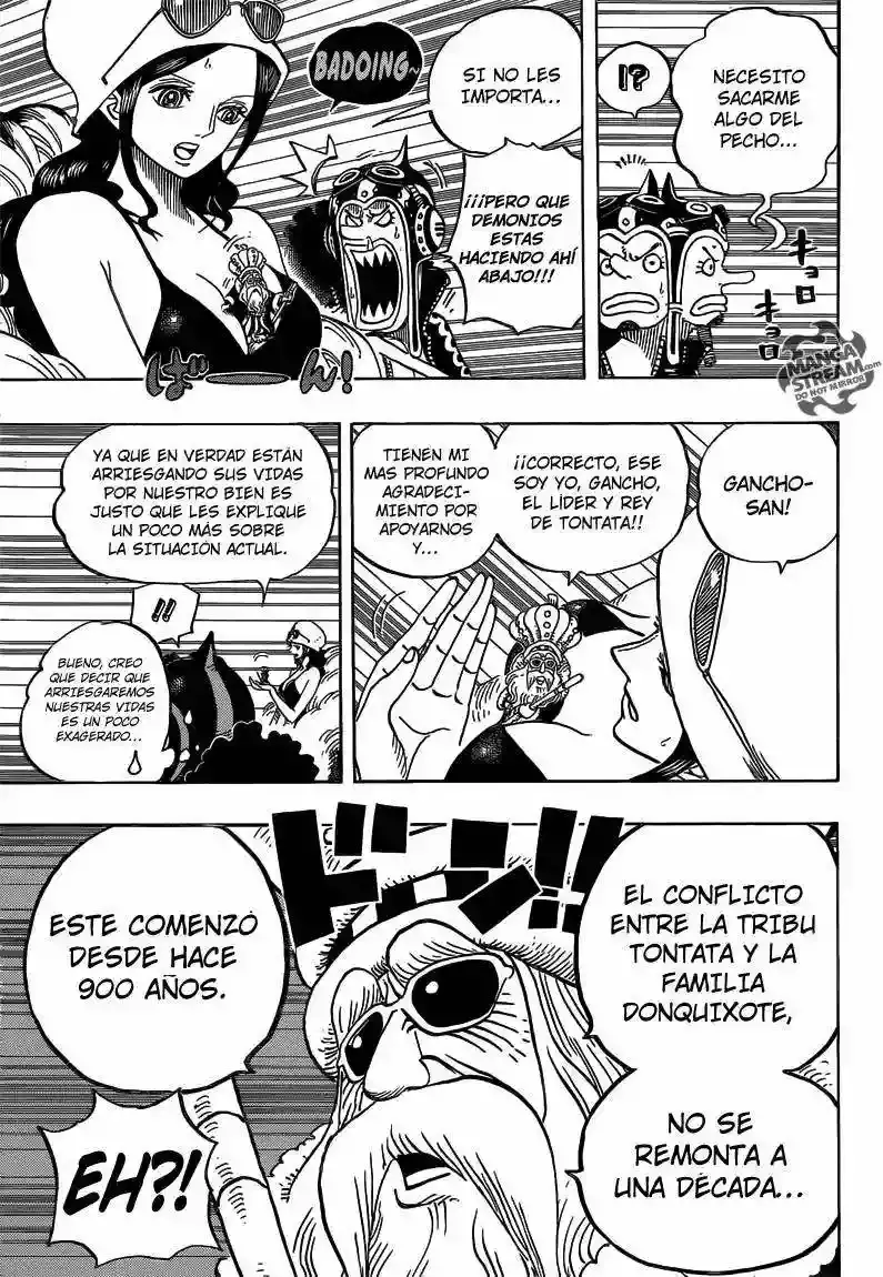 One Piece Capítulo 718 - Página 7 en español
