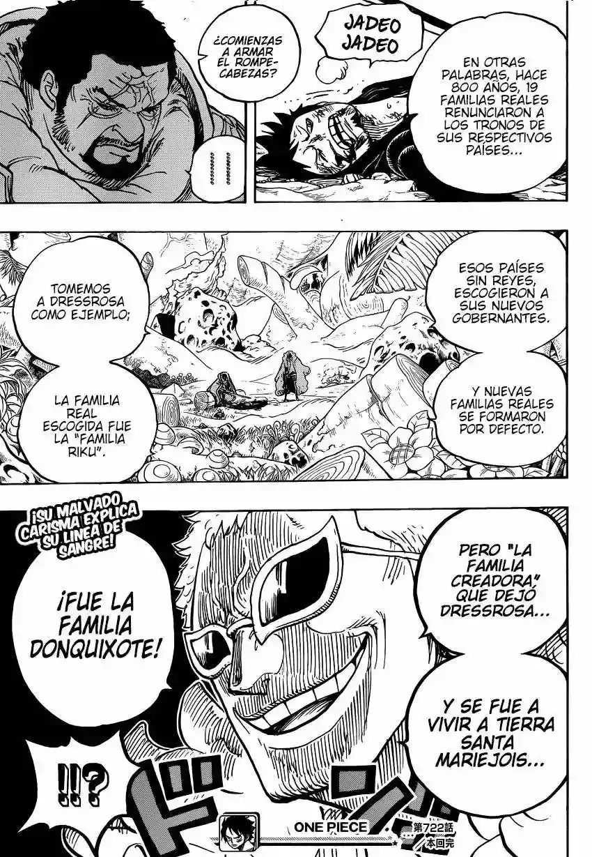 One Piece Capítulo 722 - Página 19 en español