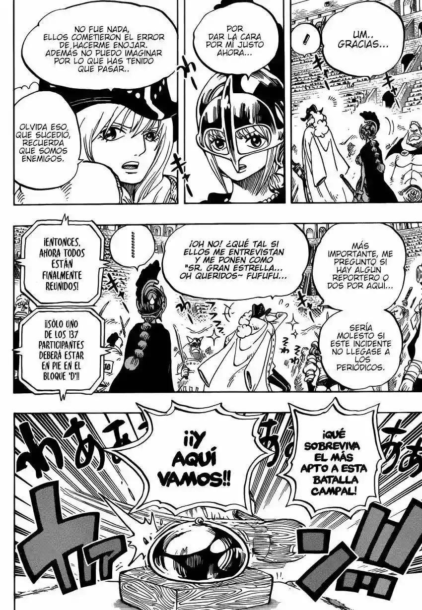 One Piece Capítulo 722 - Página 9 en español