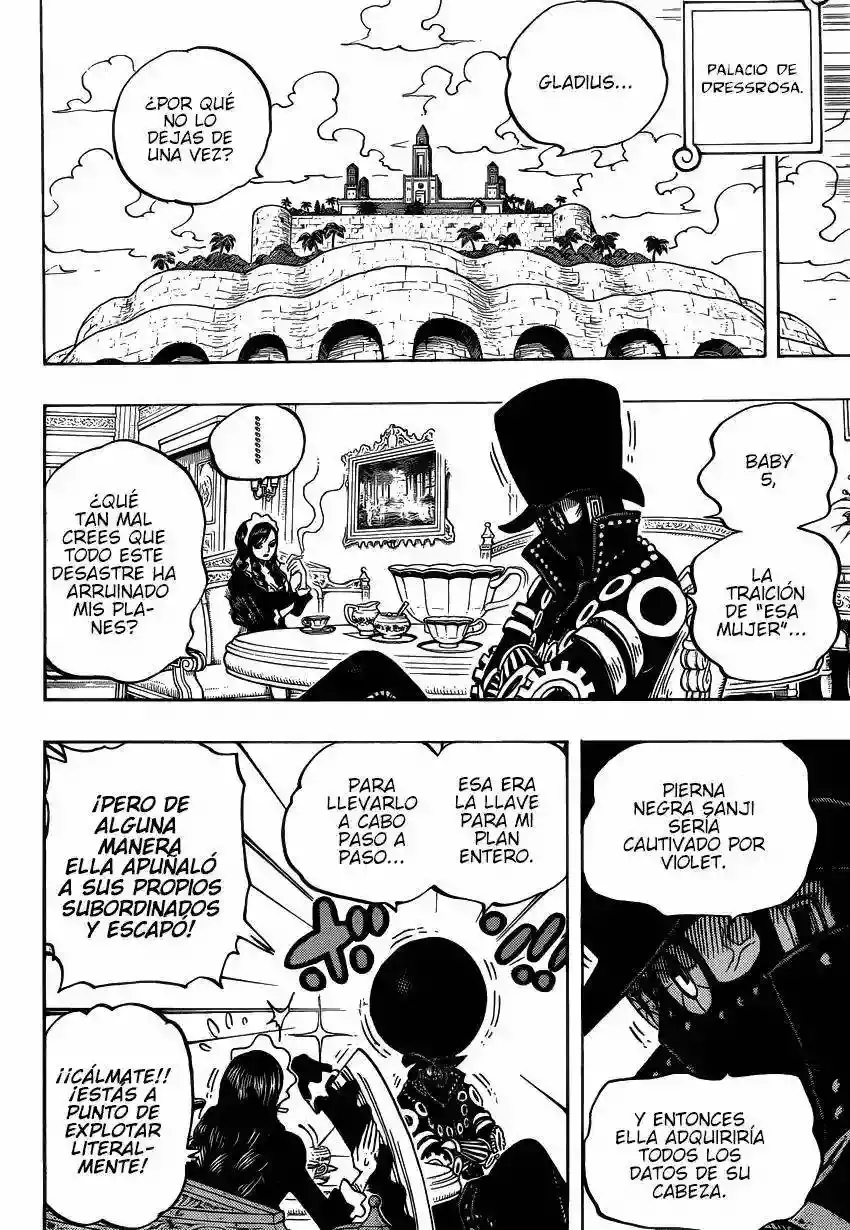One Piece Capítulo 723 - Página 5 en español