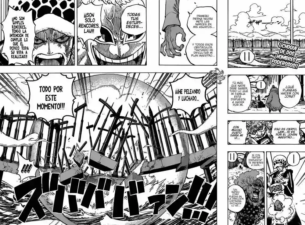 One Piece Capítulo 725 - Página 3 en español