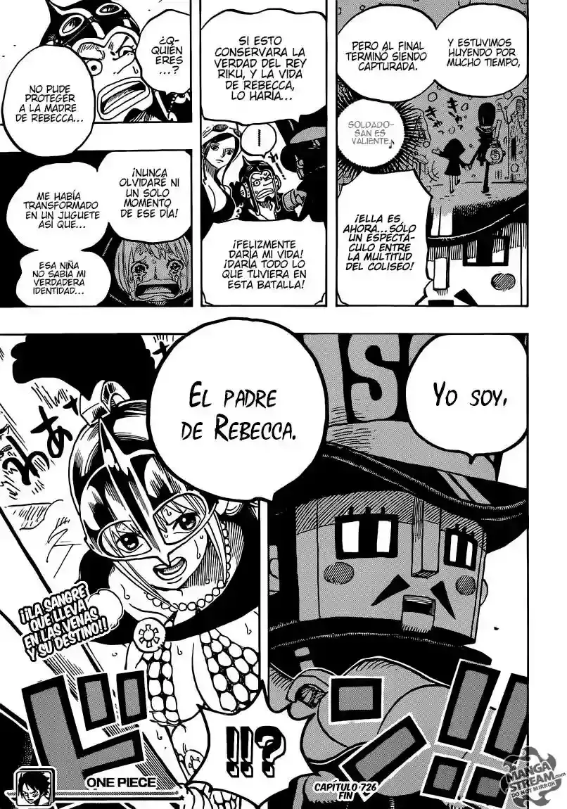 One Piece Capítulo 726 - Página 22 en español