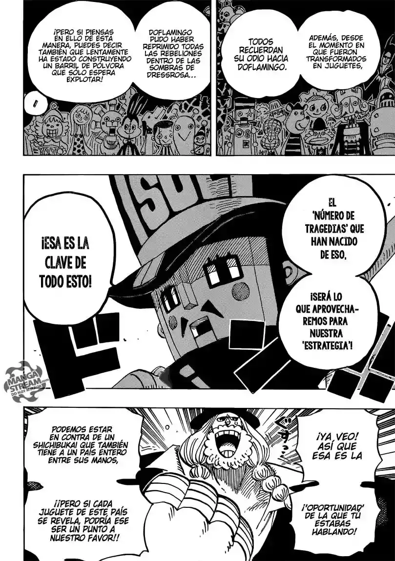 One Piece Capítulo 728 - Página 15 en español