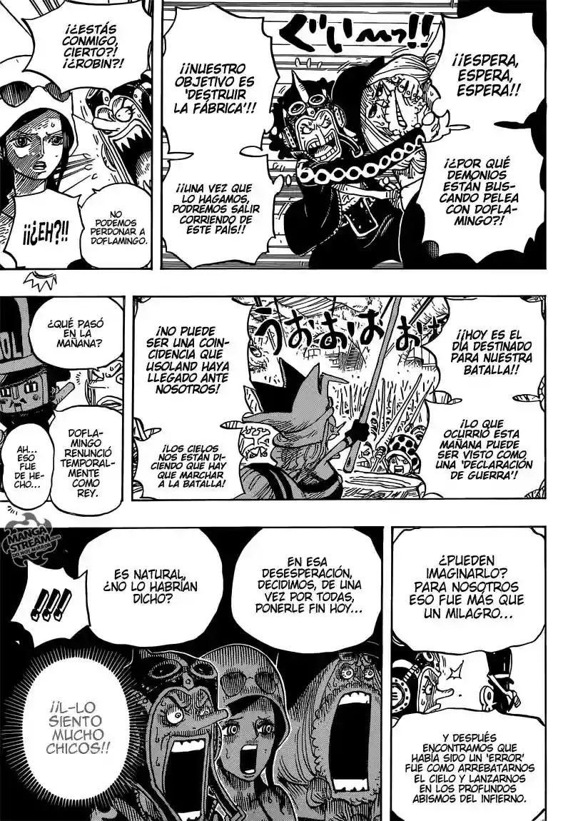 One Piece Capítulo 728 - Página 16 en español