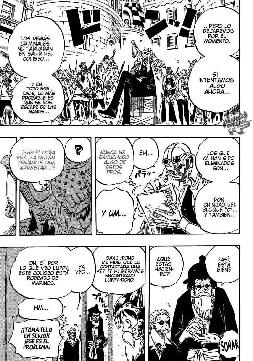 One Piece Capítulo 729 - Página 10 en español