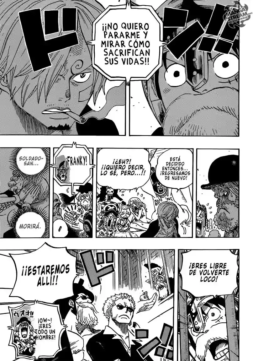 One Piece Capítulo 729 - Página 14 en español
