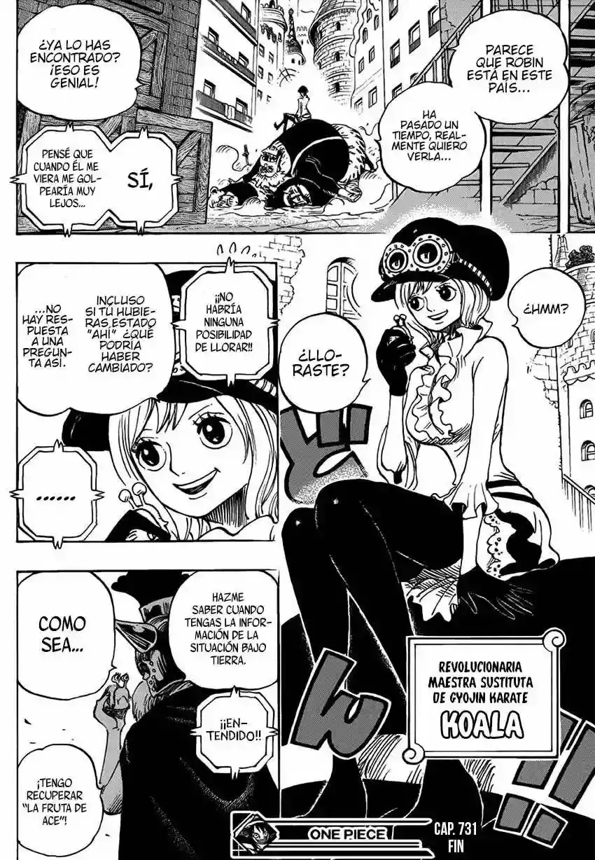 One Piece Capítulo 731 - Página 19 en español