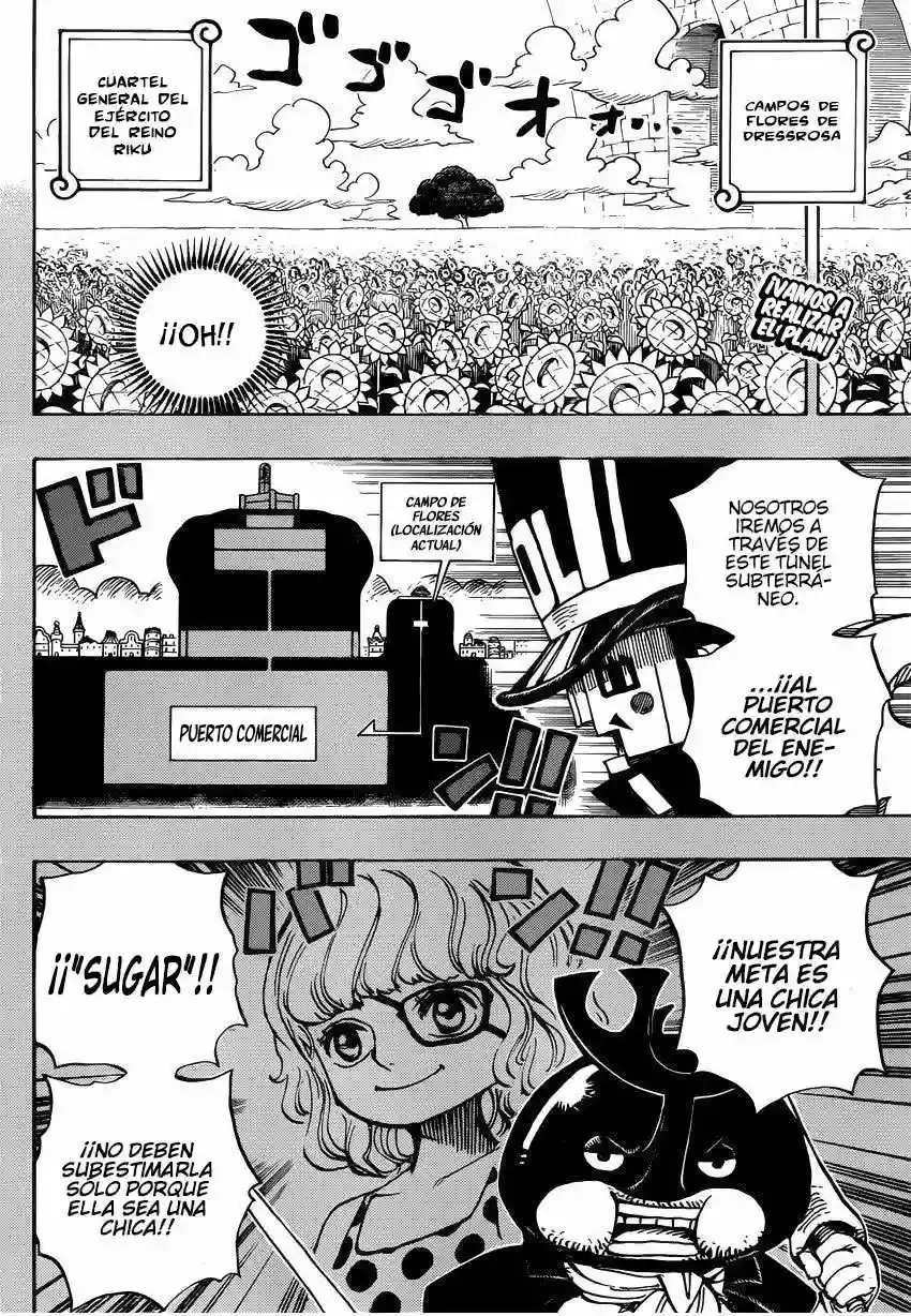 One Piece Capítulo 732 - Página 3 en español