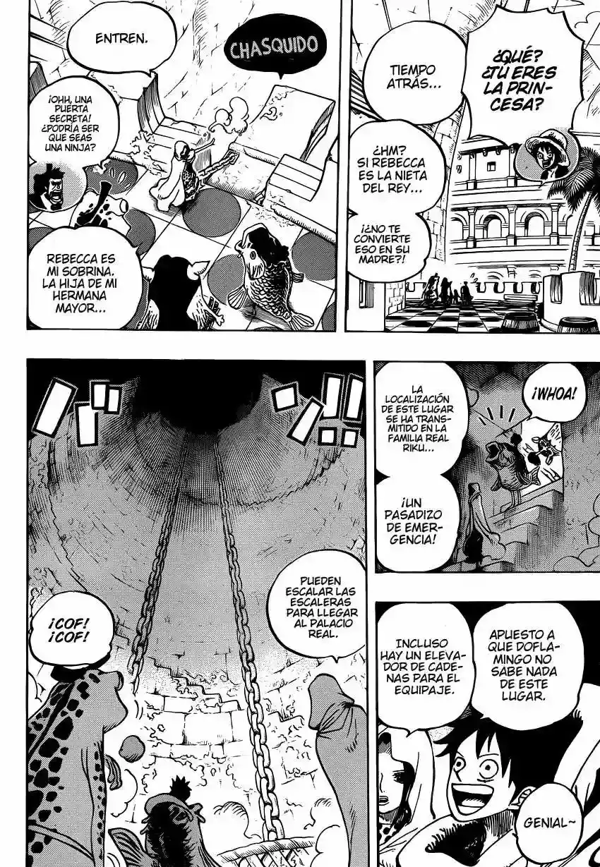 One Piece Capítulo 735 - Página 7 en español