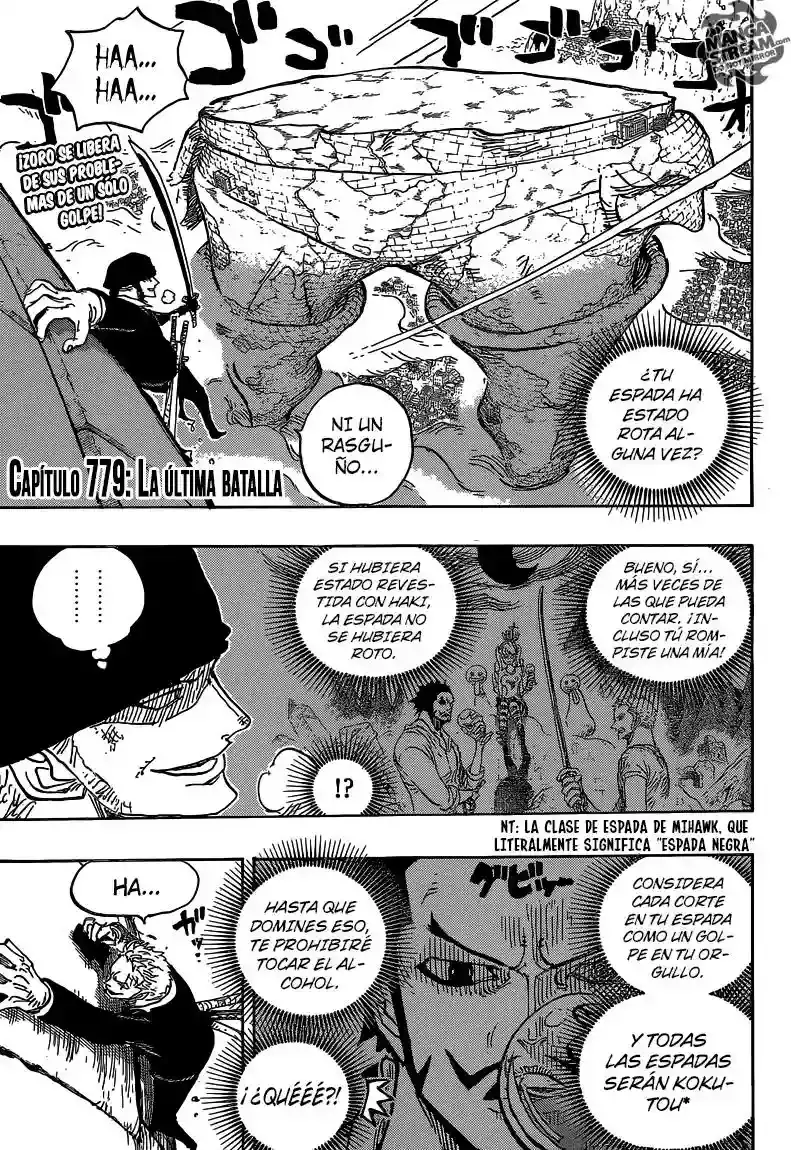 One Piece Capítulo 779 - Página 4 en español