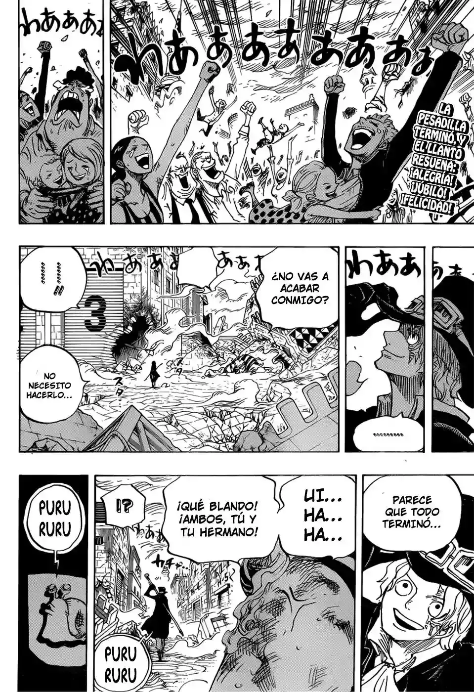 One Piece Capítulo 792 - Página 3 en español