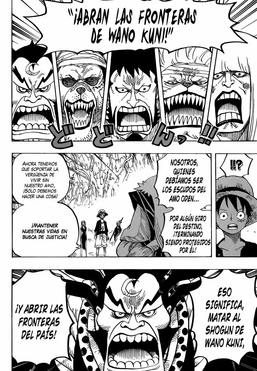 One Piece Capítulo 819 - Página 5 en español