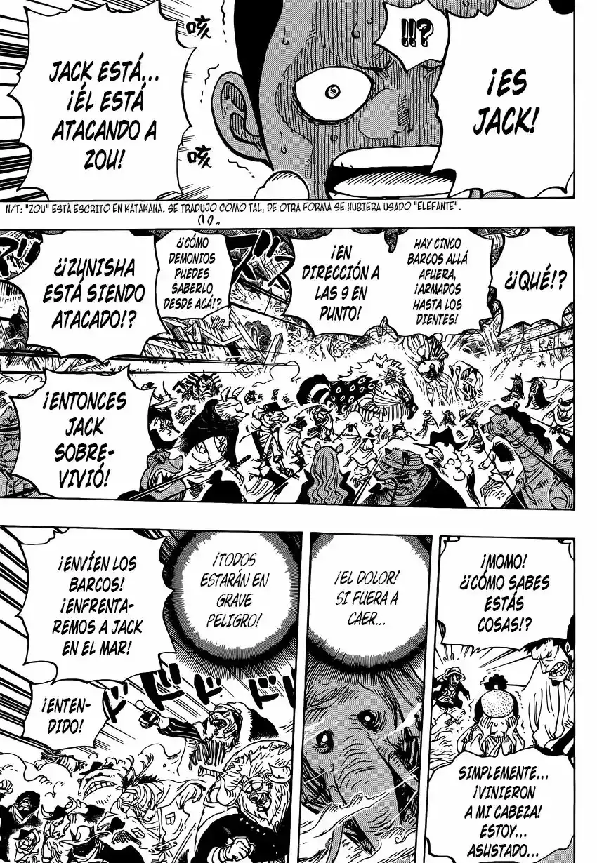 One Piece Capítulo 821 - Página 12 en español