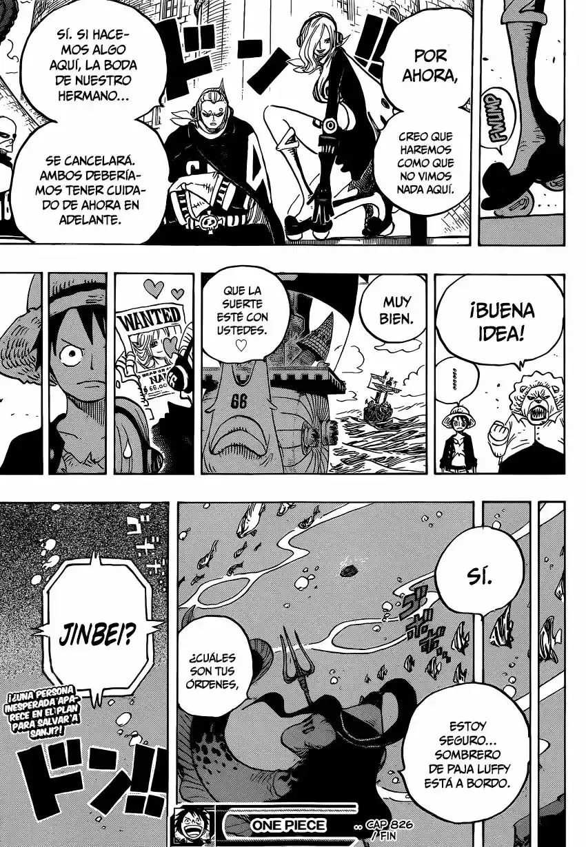 One Piece Capítulo 826 - Página 18 en español