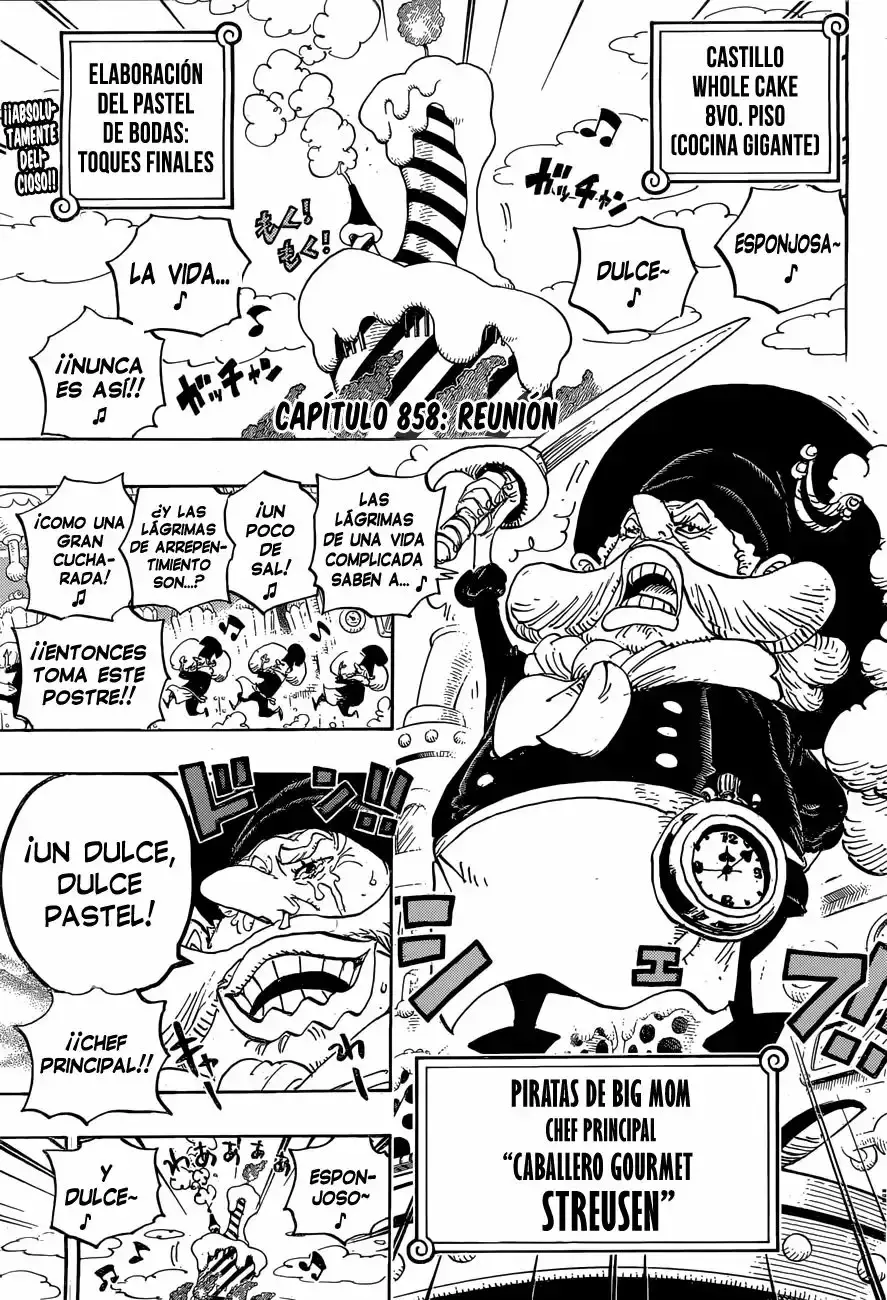 One Piece Capítulo 858 - Página 5 en español