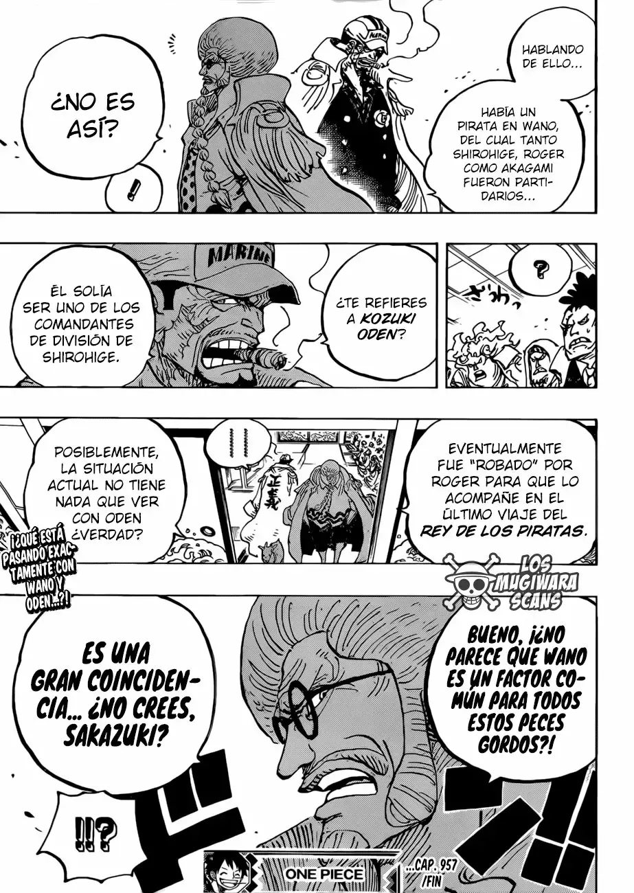 One Piece Capítulo 957 - Página 20 en español
