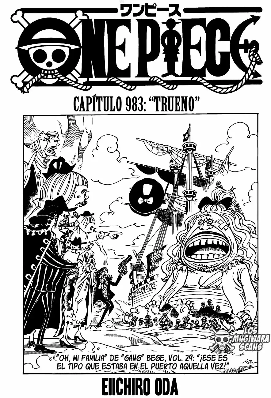One Piece Capítulo 983 - Página 3 en español