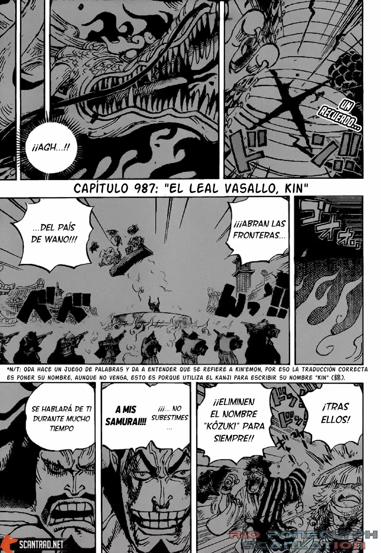 One Piece Capítulo 987 - Página 4 en español