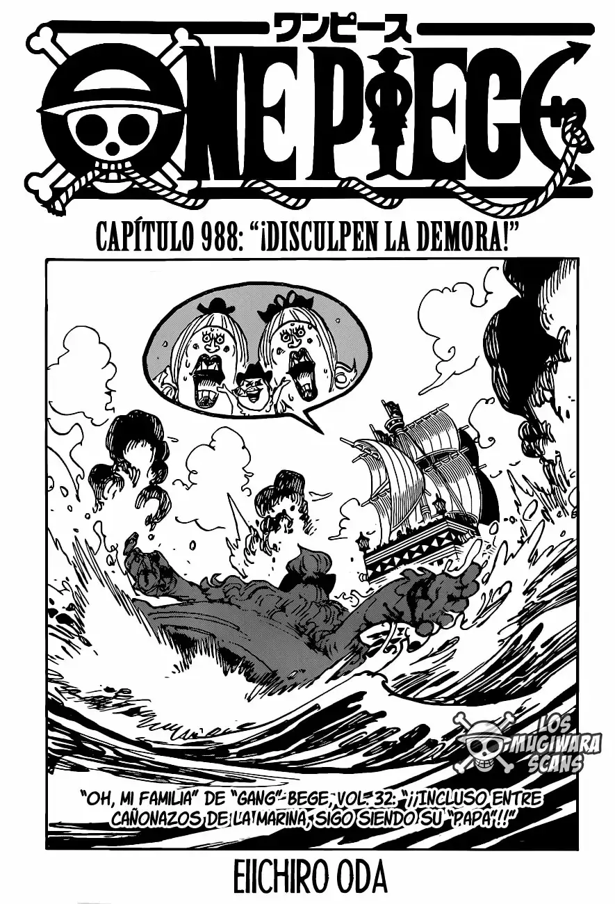 One Piece Capítulo 988 - Página 3 en español