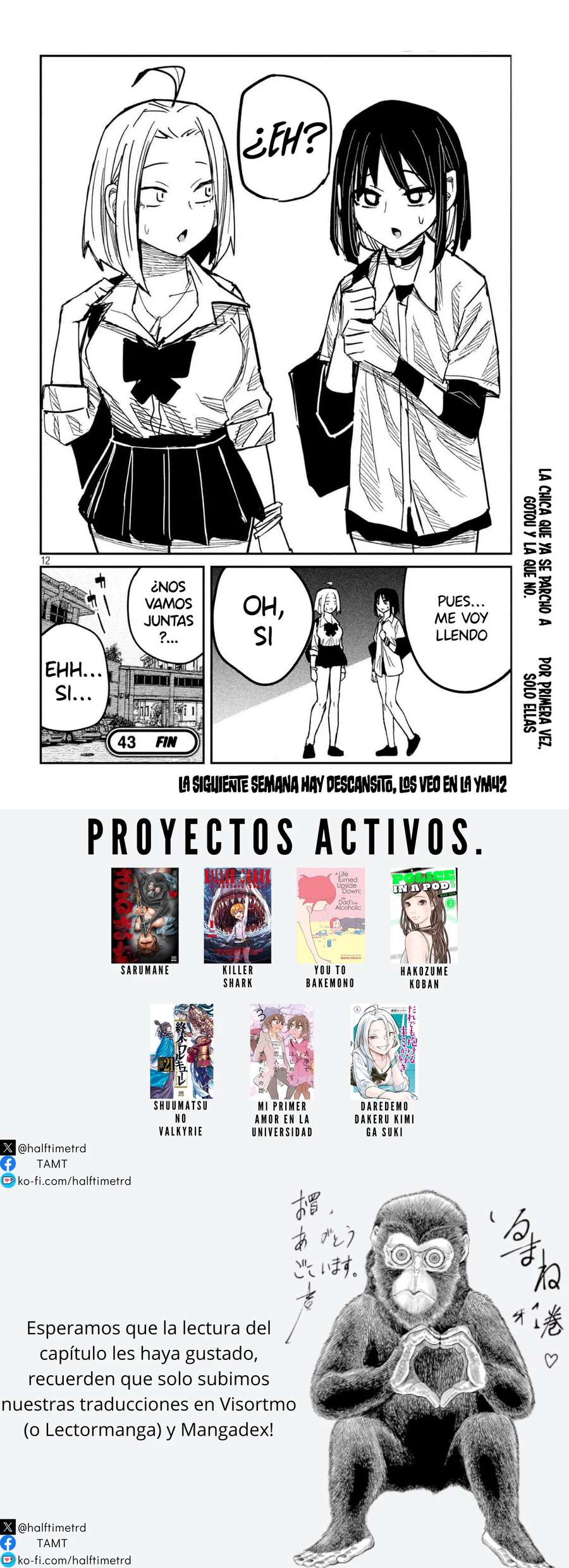 Me Gustas tu, que Puedes tener Sexo con Cualquiera Capítulo 43 - Página 3 en español