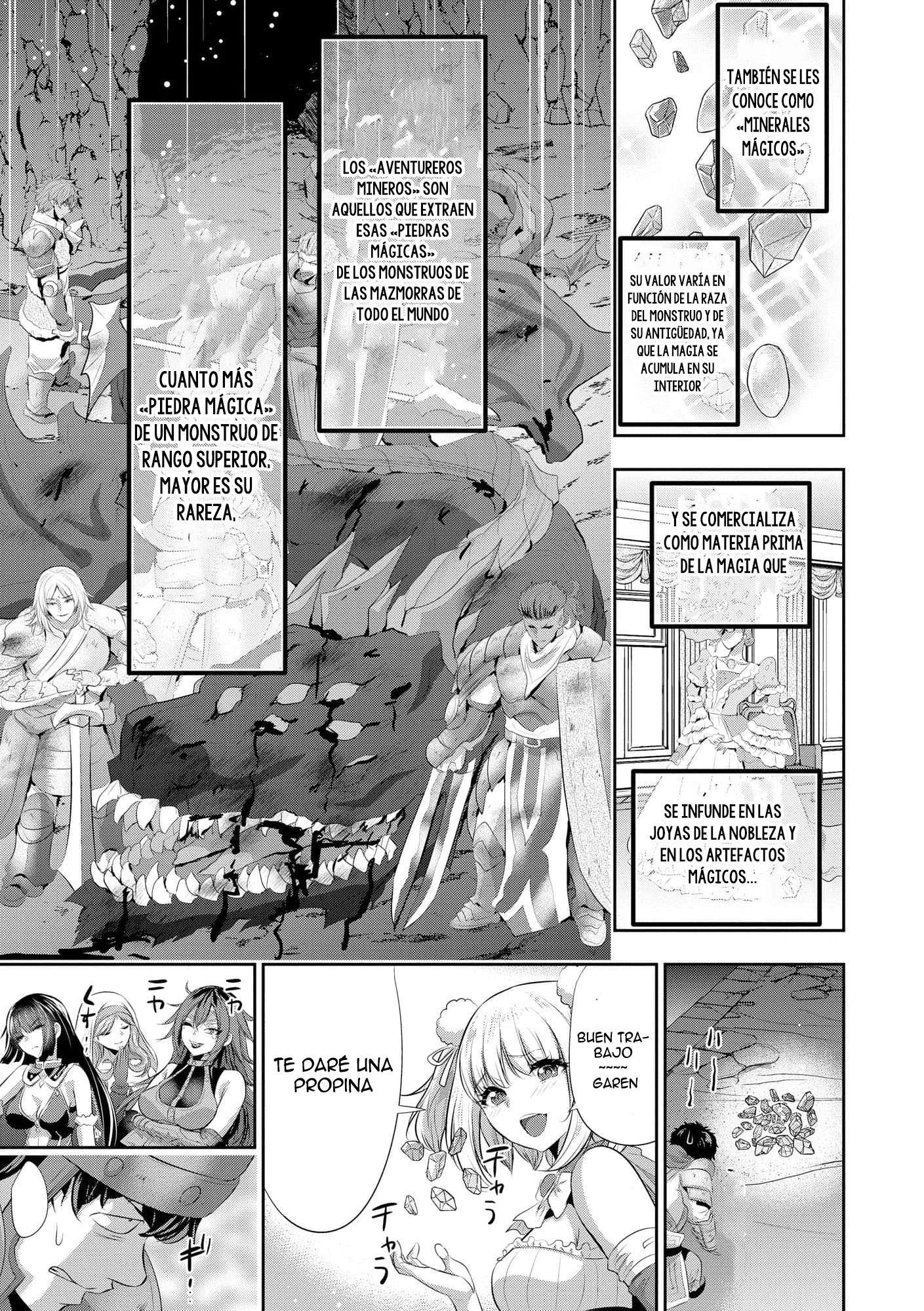 Un maestro de mazmorras inmortal… Un aventurero de bajo rango, traicionado y abandonado ¡Jura vengarse de sus antiguas compañeras de aventuras! Capítulo 1 - Página 19 en español