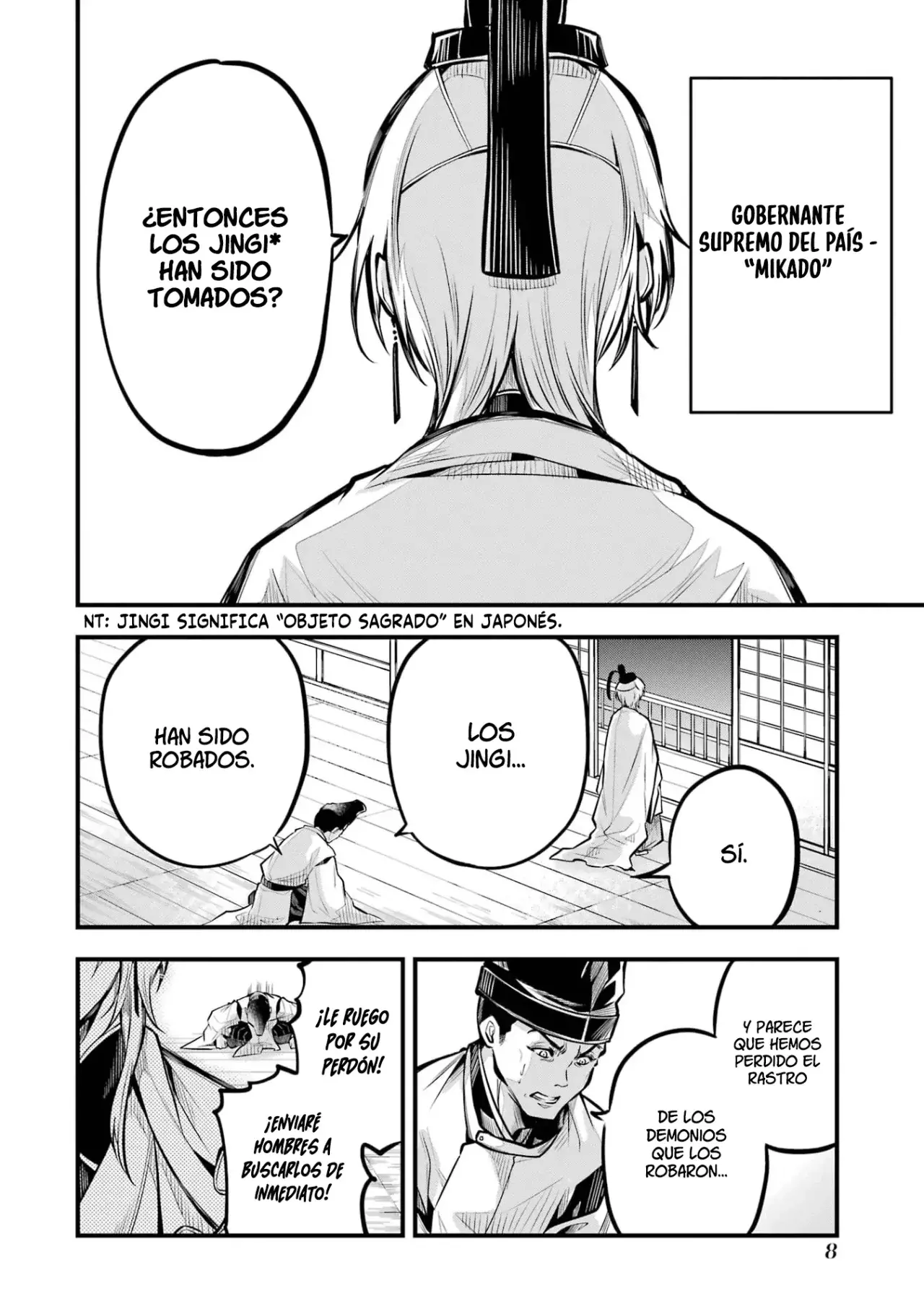 Miyabichi No Onmyouji Capítulo 1 - Página 7 en español