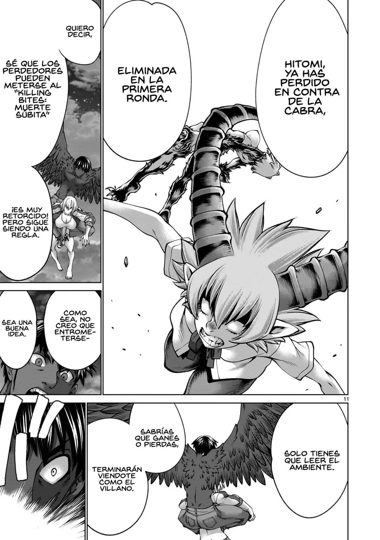 Killing Bites Capítulo 134 - Página 12 en español