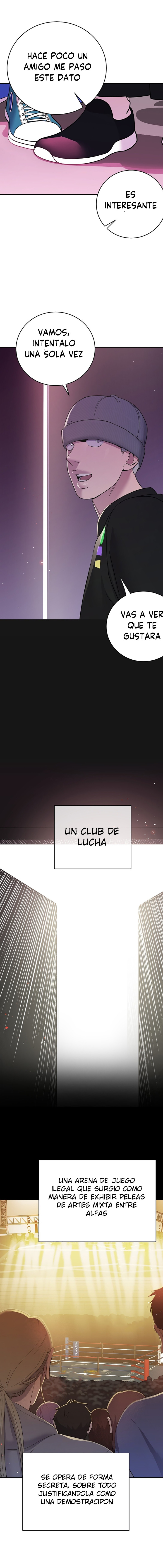 Club de lucha (omegaverse) Capítulo 1 - Página 14 en español