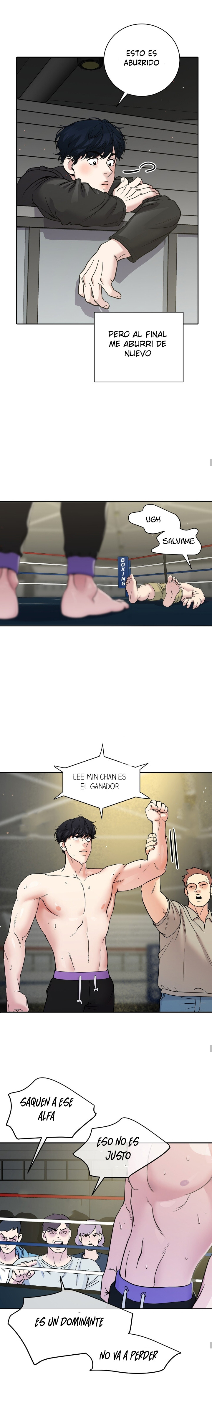 Club de lucha (omegaverse) Capítulo 1 - Página 17 en español