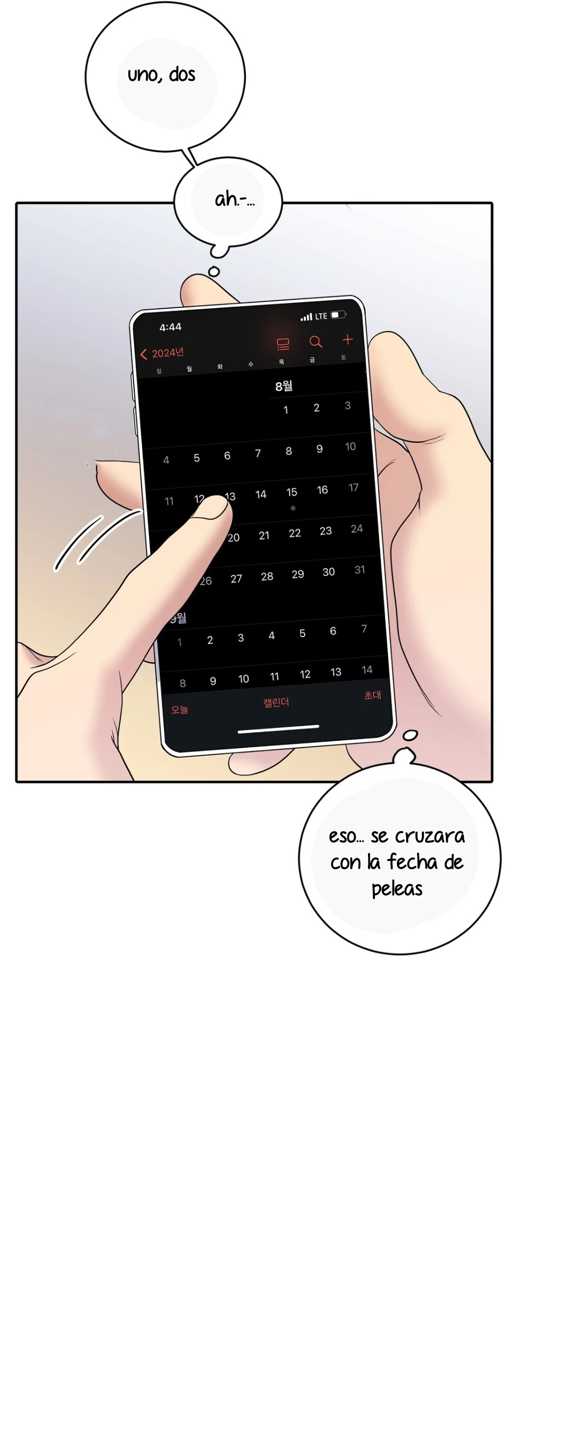Club de lucha (omegaverse) Capítulo 20 - Página 16 en español