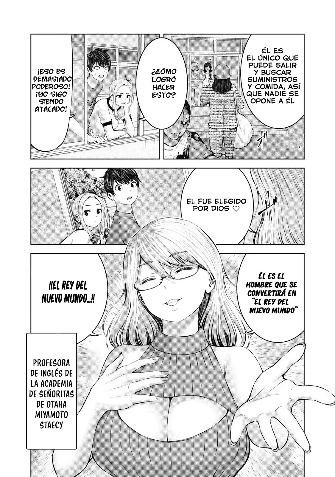 ZOMBIE SEKAI DE HAREM WO TSUKUROU Capítulo 3 - Página 12 en español
