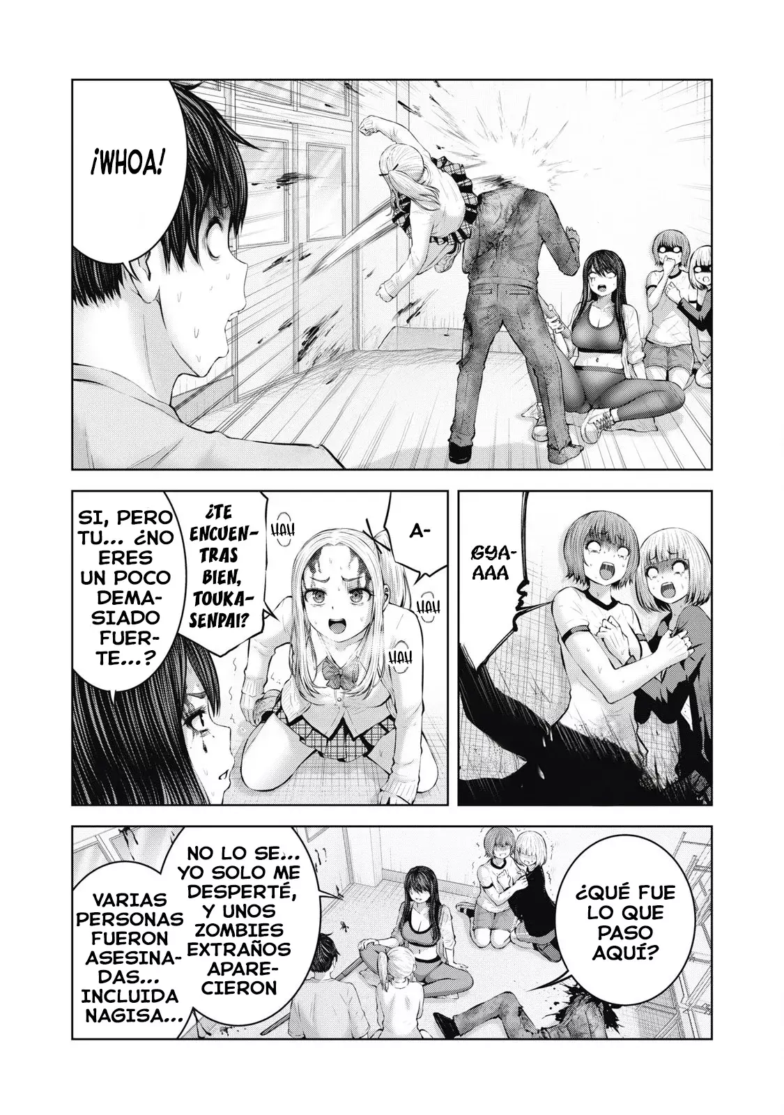 ZOMBIE SEKAI DE HAREM WO TSUKUROU Capítulo 4 - Página 22 en español