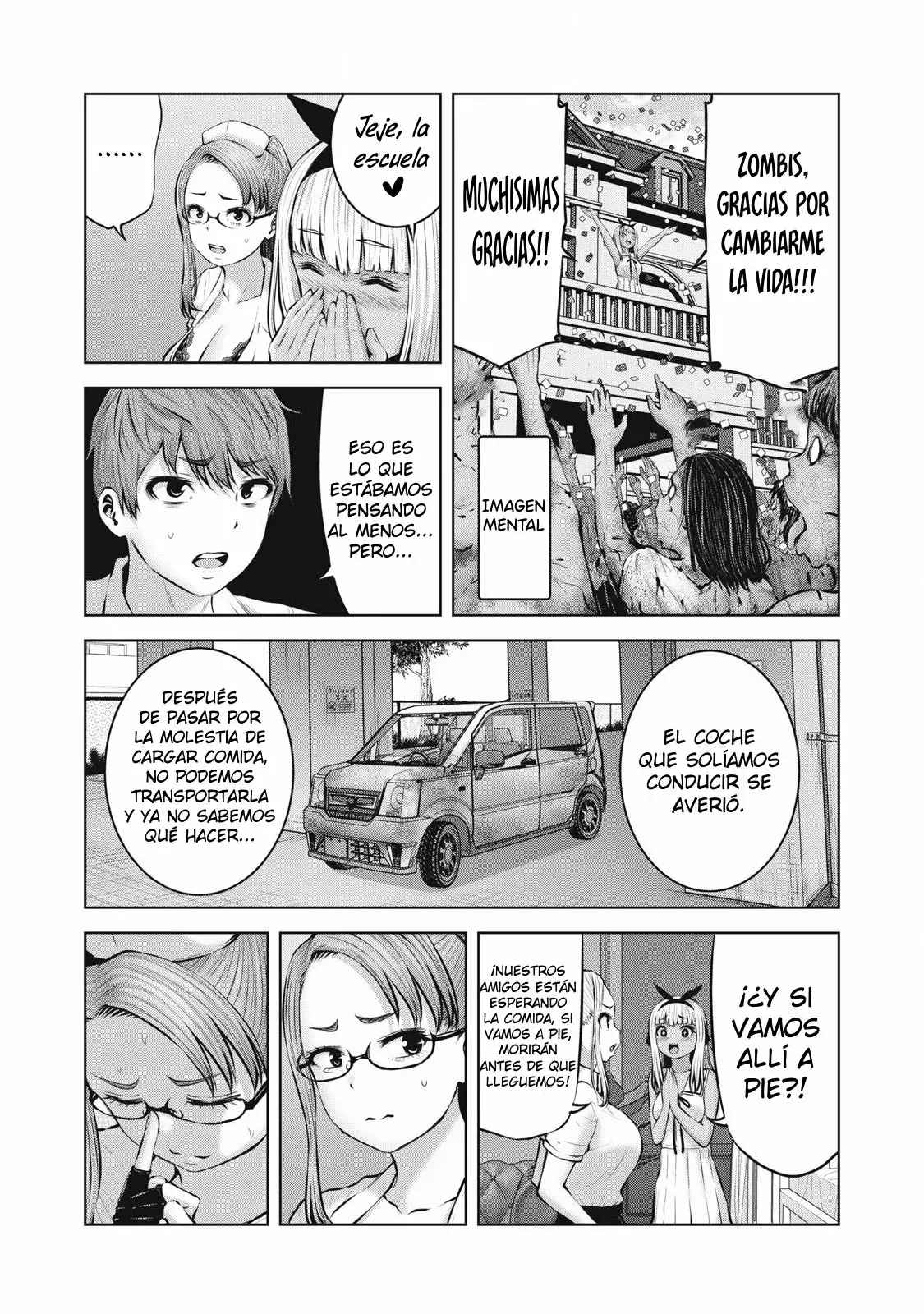 ZOMBIE SEKAI DE HAREM WO TSUKUROU Capítulo 9 - Página 12 en español