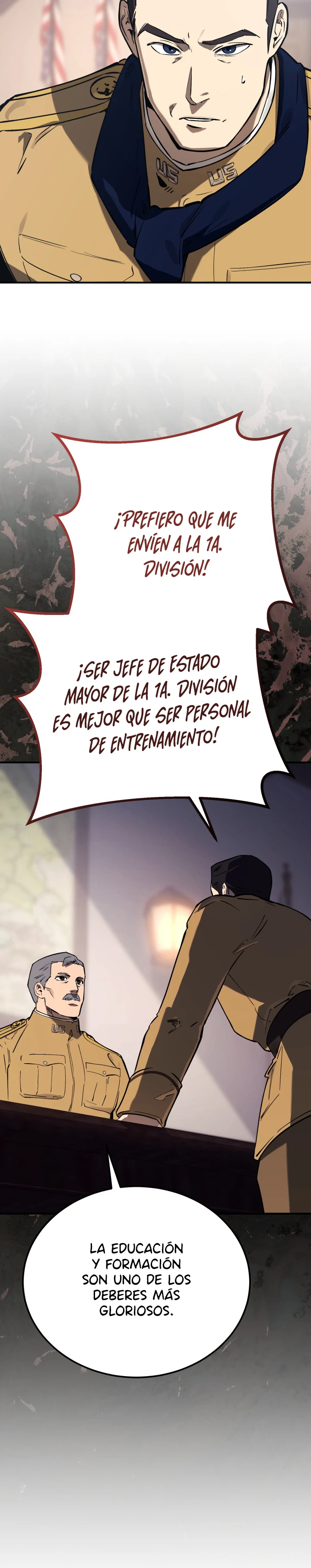 General Del Ejército Estadounidense De Pelo Negro Capítulo 38 - Página 3 en español