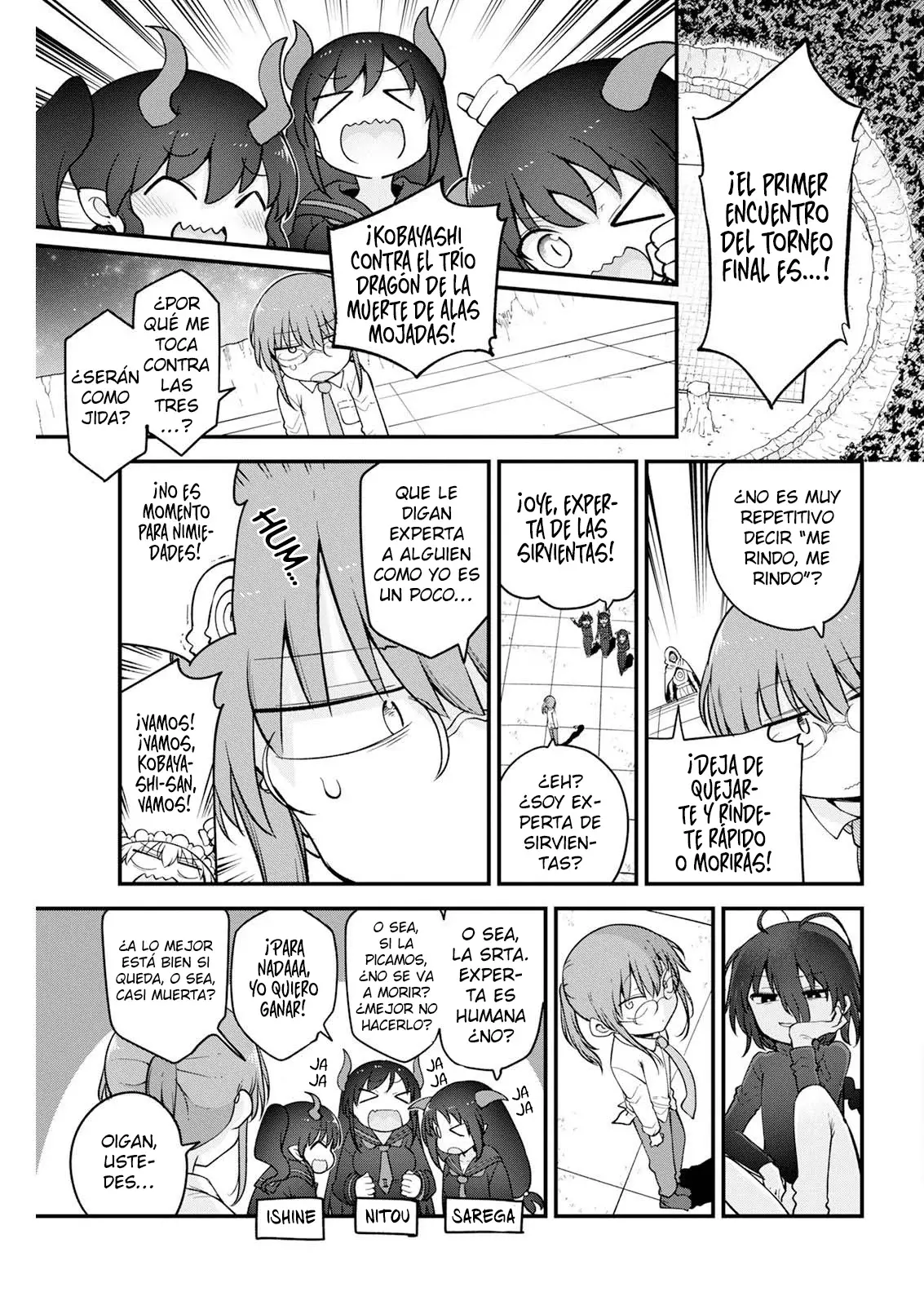 Kobayashi-san Chi no Maid Dragon Capítulo 146 - Página 10 en español