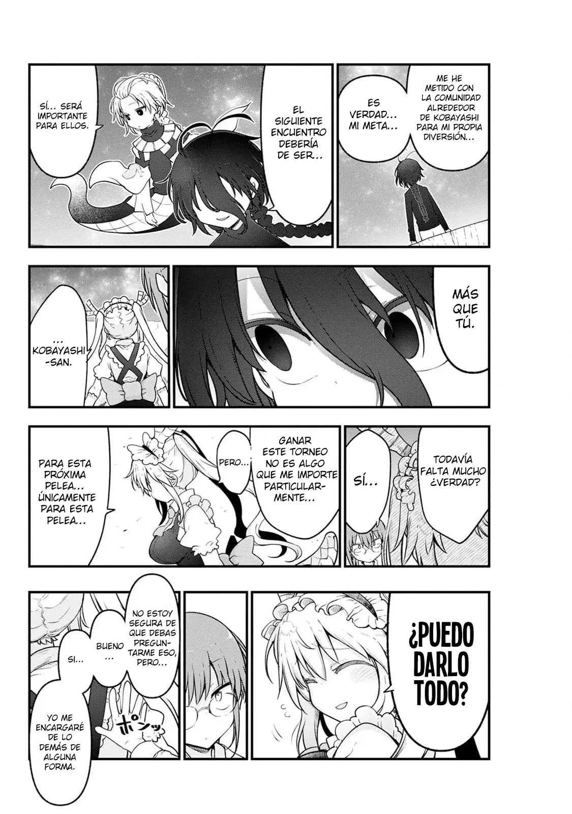 Kobayashi-san Chi no Maid Dragon Capítulo 147 - Página 10 en español