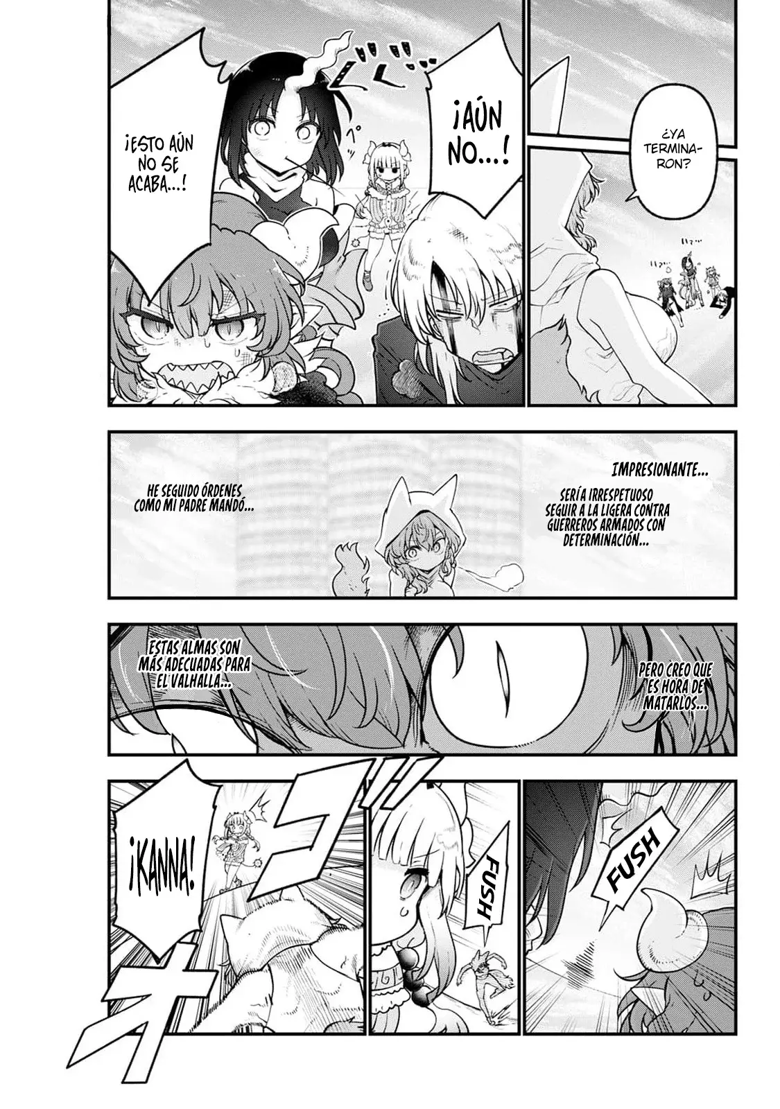 Kobayashi-san Chi no Maid Dragon Capítulo 147 - Página 3 en español
