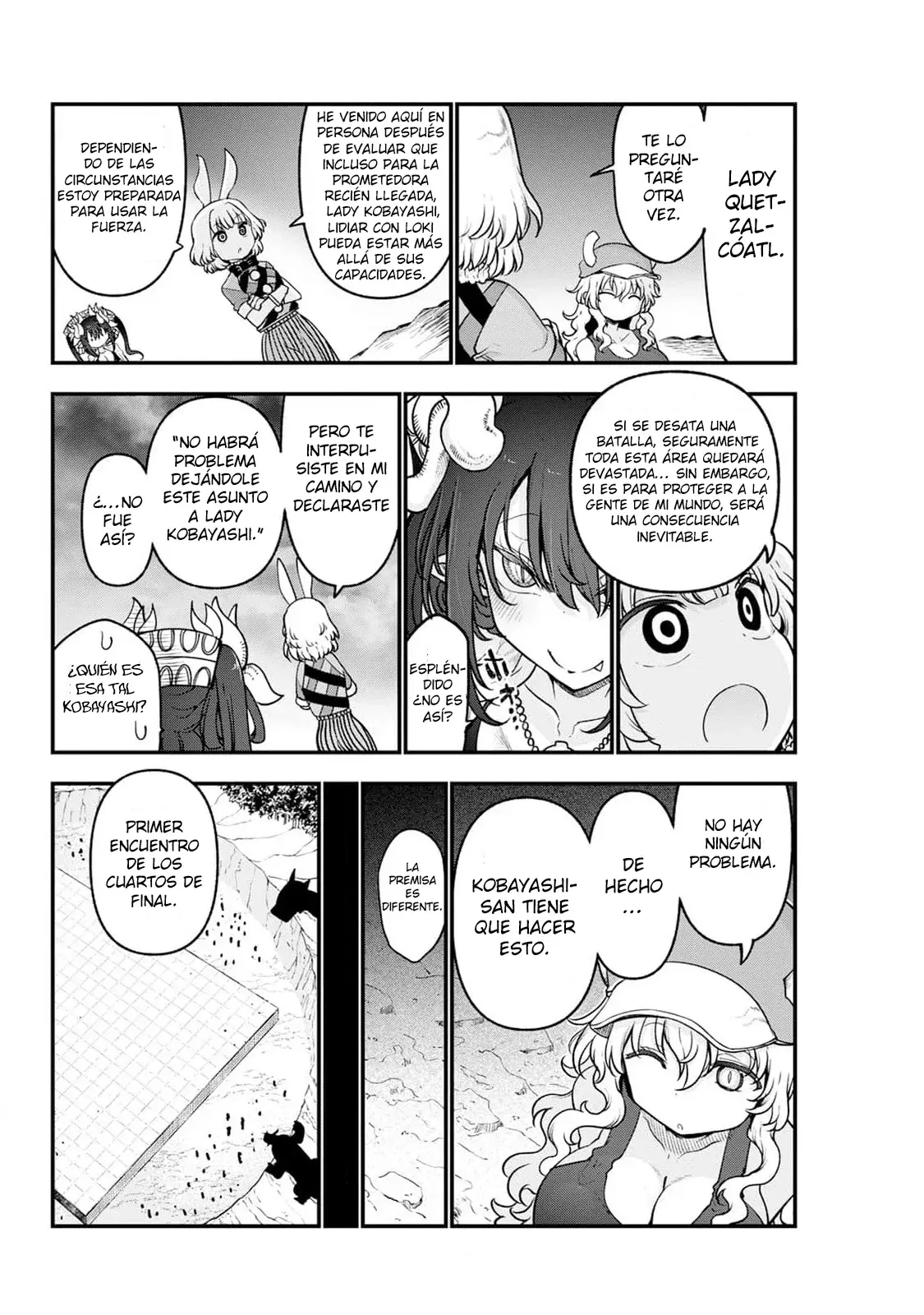 Kobayashi-san Chi no Maid Dragon Capítulo 147 - Página 8 en español