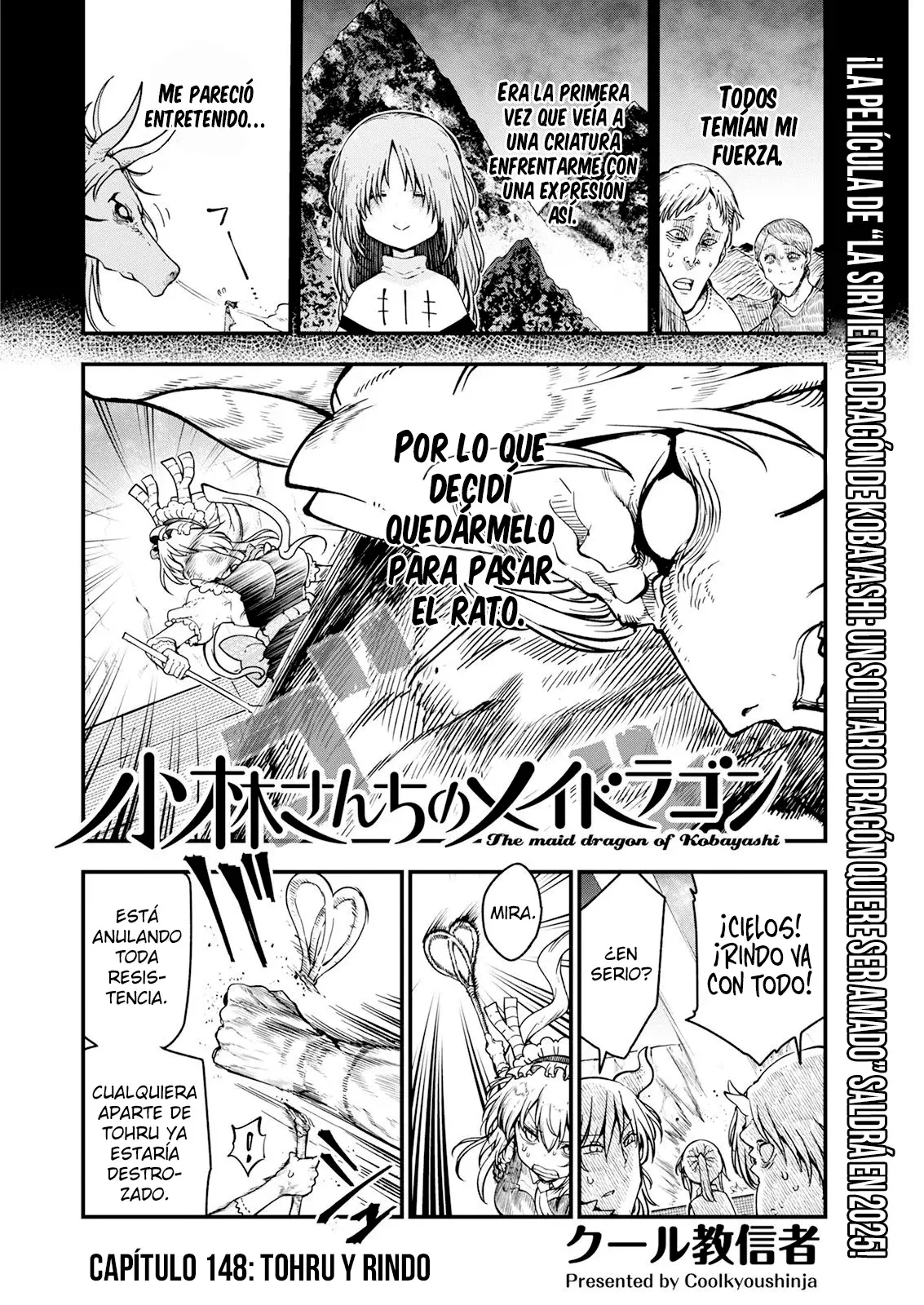 Kobayashi-san Chi no Maid Dragon Capítulo 148 - Página 4 en español