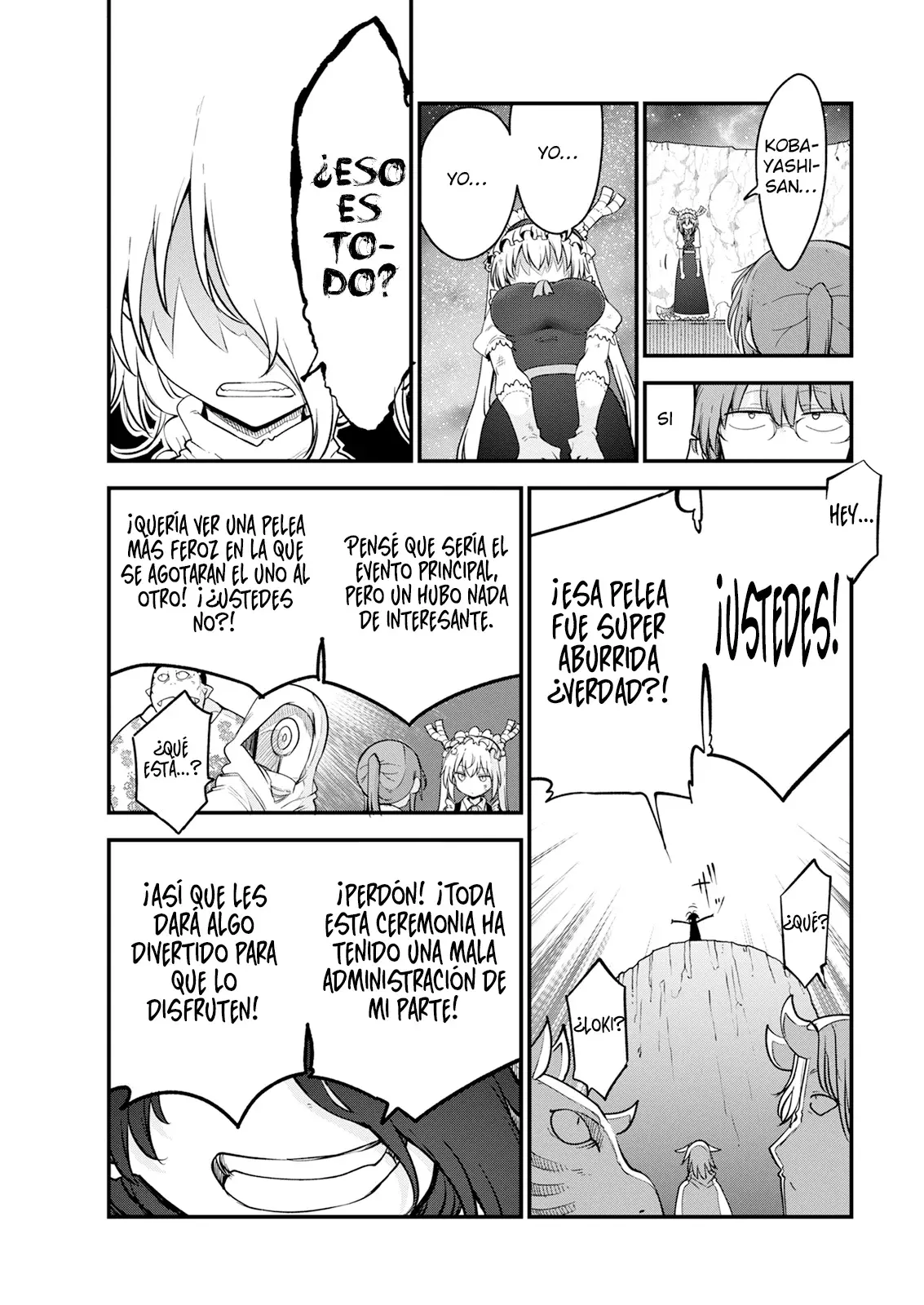 Kobayashi-san Chi no Maid Dragon Capítulo 149 - Página 12 en español